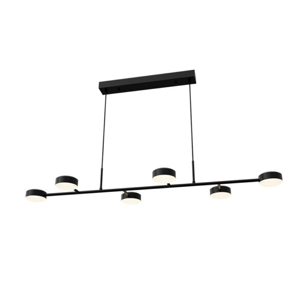 Κρεμαστό Led "Arcana" 48w  5280 lm 3000k Μαύρο - BH18-01301