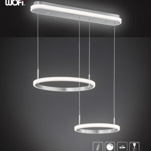 Κρεμαστό Led "Newa" 34w 2550lm Νίκελ ματ - 11681