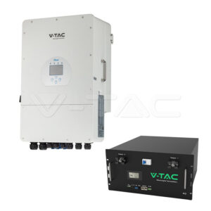 Σετ 10kW Τριφασικό Deye Inverter 11542 + 9.6kWh Μπαταρίες Φωτοβολταϊκών 11523 V-TAC - 12318VT