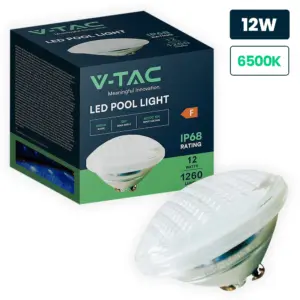 V-TAC 217559 LED Λάμπα Πισίνας PAR56 12W 1260lm Ψυχρό Λευκό 6500Κ IP68 12V