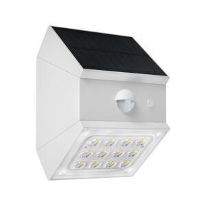 2.5W LED Ηλιακό Φωτιστικό Τοίχου Περιστρεφόμενο Λευκό με Ανιχνευτή Κίνησης CCT IP65 V-TAC 24097