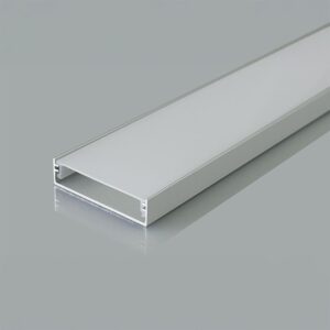Προφίλ Αλουμινίου Φαρδύ 40x10mm για LED Ταινίες με Οπάλ Κάλυμμα 2m V-TAC - 24100