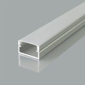 Προφίλ Αλουμινίου για LED Ταινίες με Οπάλ Κάλυμμα 2m 17x10mm V-TAC – 24107