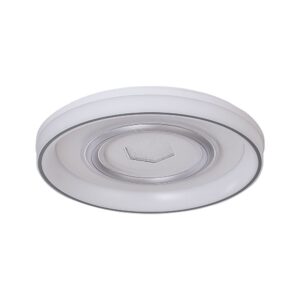 48W LED Decorative Φωτιστικό Οροφής Φ485 CCT Dimmable 4800lm Λευκό με IR Χειριστήριο V-TAC 24137