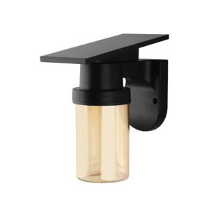 Ηλιακό Φωτιστικό Τοίχου 0.9W LED CCT Μαύρο IP54 με Τηλεχειριστήριο V-TAC – 24153