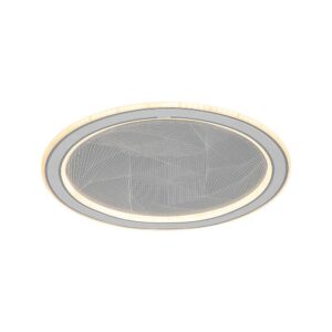 LED Φωτιστικό Οροφής Στρογγυλό Γκρι 50W CCT 4000lm Dimmable με Χειριστήριο V-TAC 24184