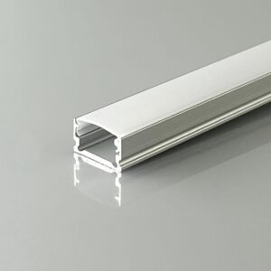 Προφίλ Αλουμινίου για LED Ταινίες με Οπάλ Κάλυμμα 2m V-TAC 14x7mm 24300VT