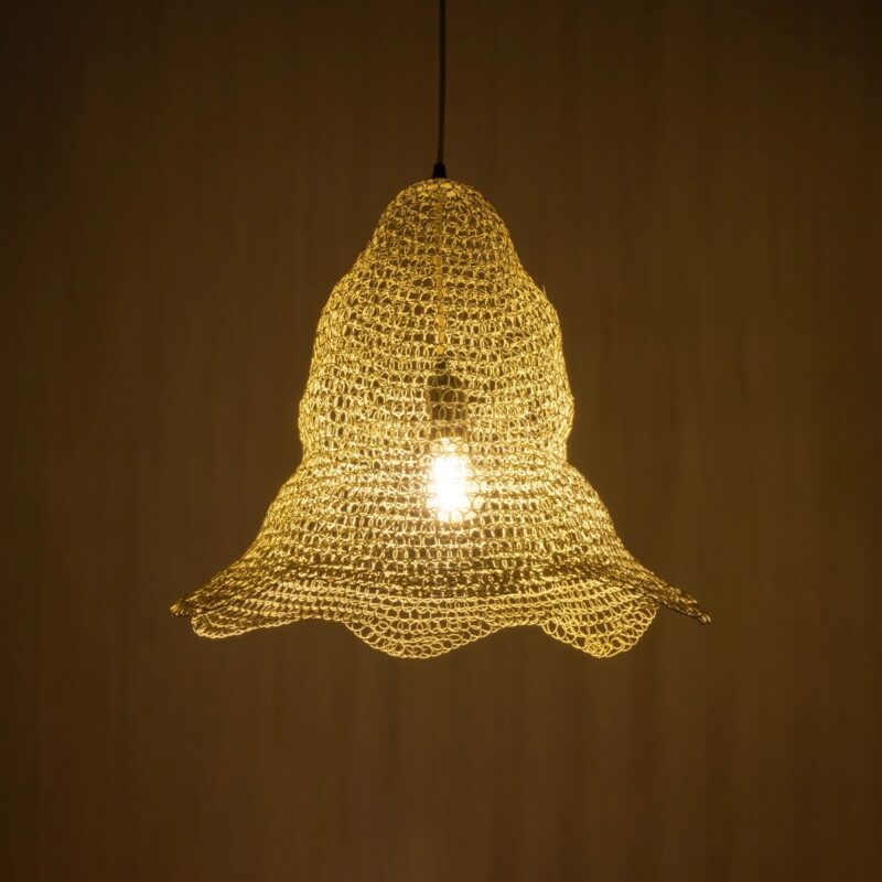 GLOBOSTAR® KENTUCKY 01889 Vintage Κρεμαστό Φωτιστικό Οροφής με Ντουί 1 x E27 AC 220-240V IP20 – Λευκό – Μ50 x Π50 x Υ48cm