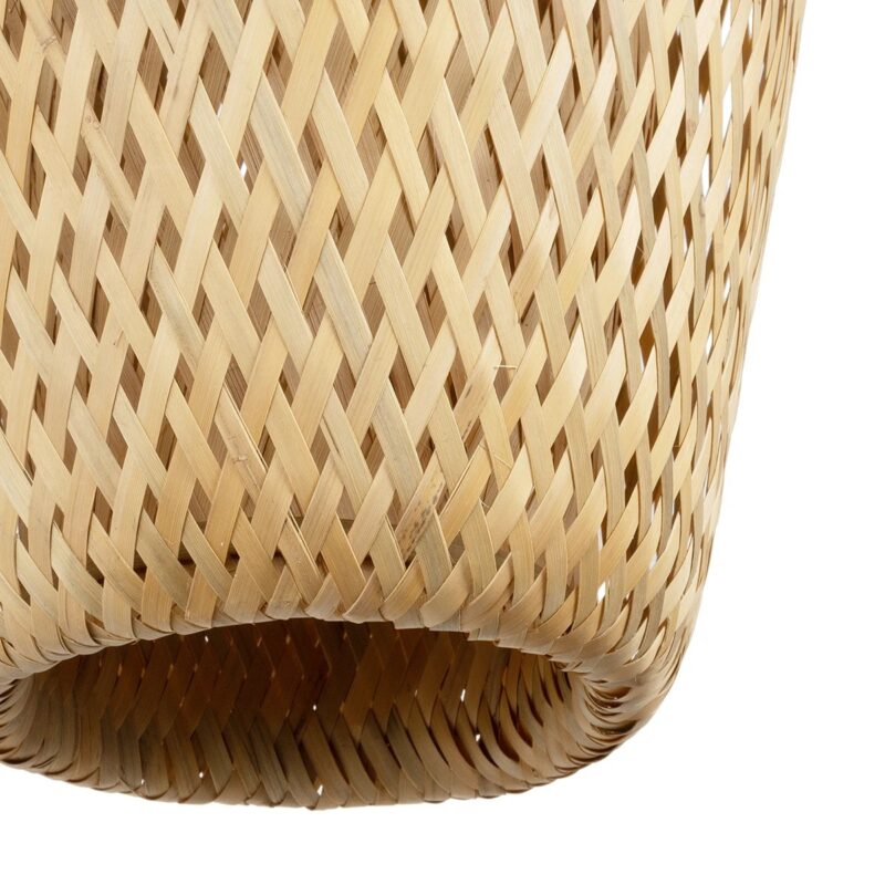 GLOBOSTAR® SELVA 01977 Boho Φωτιστικό Τοίχου – Απλίκα με Ντουί 1 x E27 AC 220-240V IP20 – Μπεζ – Μ24 x Π32 x Υ56cm