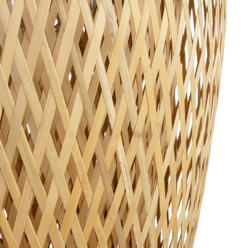 GLOBOSTAR® SELVA 01977 Boho Φωτιστικό Τοίχου – Απλίκα με Ντουί 1 x E27 AC 220-240V IP20 – Μπεζ – Μ24 x Π32 x Υ56cm