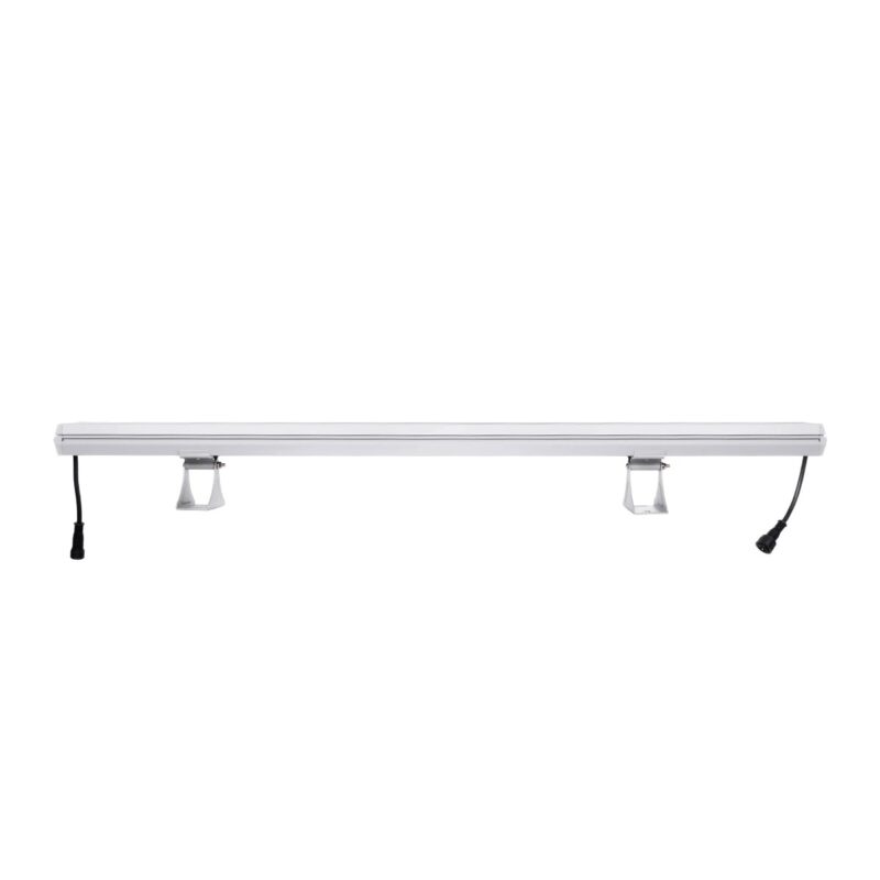 GLOBOSTAR® WASHERMOZA 90163 Μπάρα Φωτισμού Wall Washer LED 48W 4080lm 10-30° DC 24V Αδιάβροχο IP66 Πολύχρωμο RGB Dimmable – Bridgelux SMD Chip – Γκρι Ανθρακί – Μ100 x Π8.5 x Υ4cm – 3 Χρόνια Εγγύηση