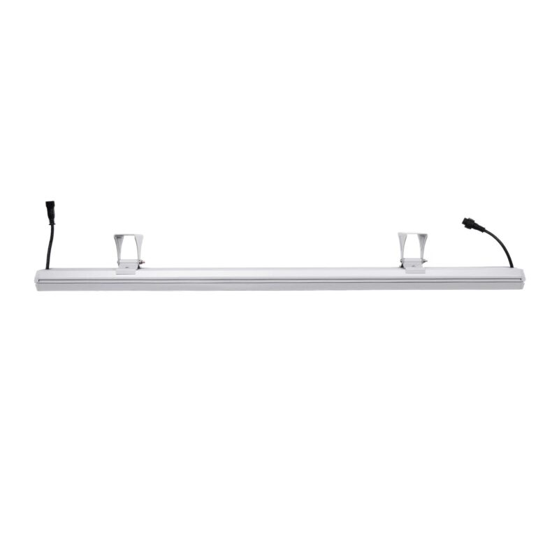 GLOBOSTAR® WASHERMOZA 90163 Μπάρα Φωτισμού Wall Washer LED 48W 4080lm 10-30° DC 24V Αδιάβροχο IP66 Πολύχρωμο RGB Dimmable – Bridgelux SMD Chip – Γκρι Ανθρακί – Μ100 x Π8.5 x Υ4cm – 3 Χρόνια Εγγύηση