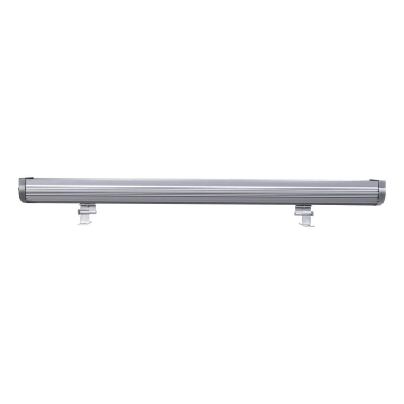 GLOBOSTAR® WASHERMOZA 90165 Μπάρα Φωτισμού Wall Washer LED 72W 7920lm 10-30° DC 24V Αδιάβροχο IP66 Θερμό Λευκό 2700K Dimmable – Bridgelux SMD Chip – Γκρι Ανθρακί – Μ100 x Π8 x Υ12.5cm – 3 Χρόνια Εγγύηση