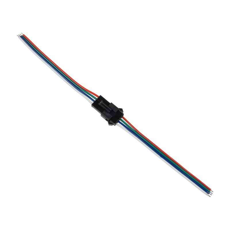 GLOBOSTAR® STRIPCON 70627 Ταχυσύνδεσμος για Ψηφιακή Ταινία LED 4 Pin IP20 – Πολύχρωμο – Μ10 x Π0.9 x Υ1.3cm
