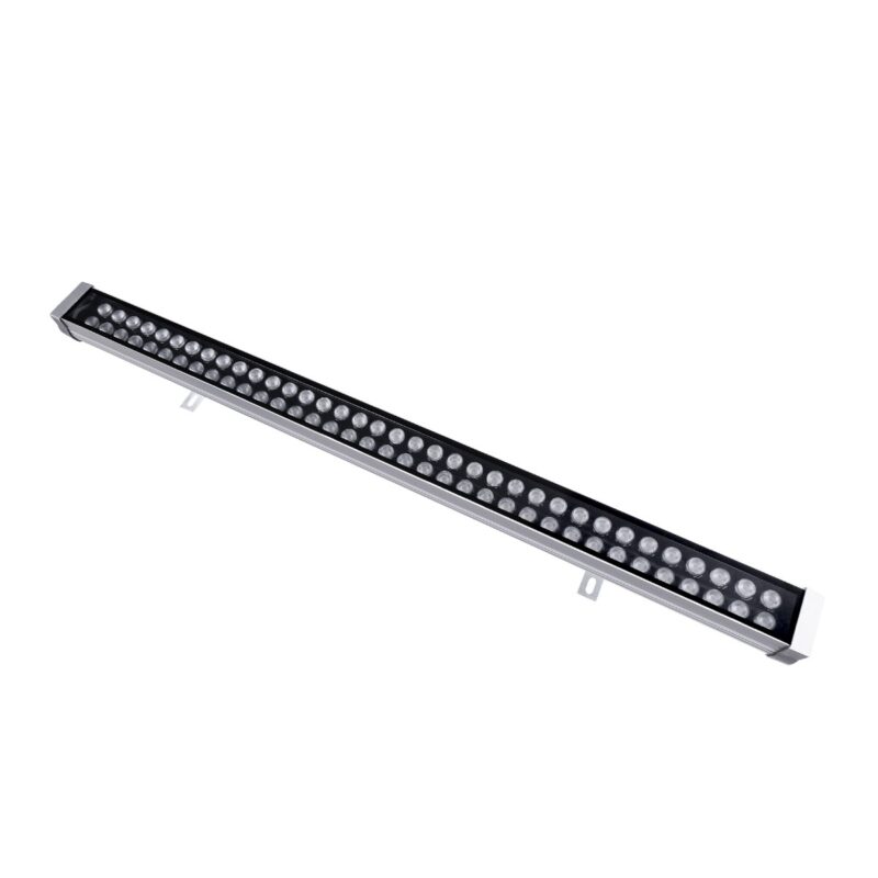 GLOBOSTAR® WASHERMOZA 90165 Μπάρα Φωτισμού Wall Washer LED 72W 7920lm 10-30° DC 24V Αδιάβροχο IP66 Θερμό Λευκό 2700K Dimmable – Bridgelux SMD Chip – Γκρι Ανθρακί – Μ100 x Π8 x Υ12.5cm – 3 Χρόνια Εγγύηση