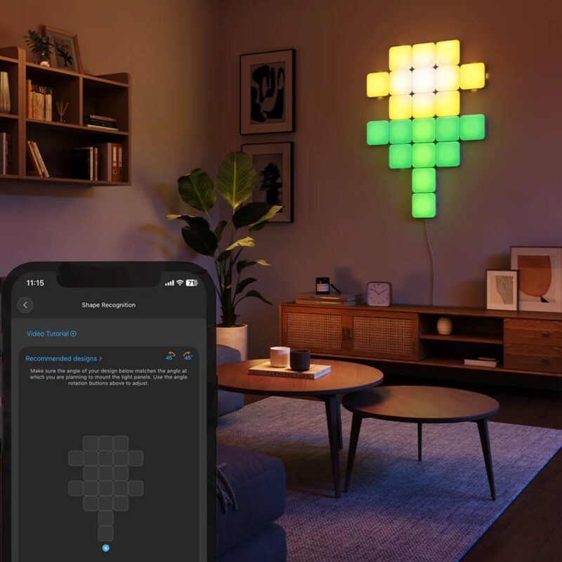 Smart Wi-Fi Mini Panel Lights 10-Pack H8069 Govee 1.SH.01.G065