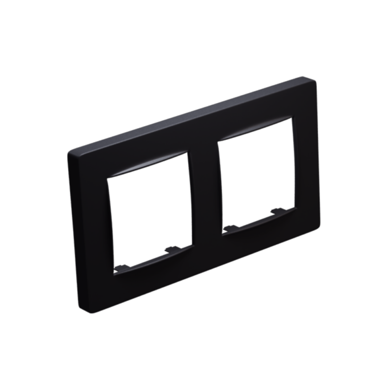 PRIME CLASSIC ΠΛΑΙΣΙΟ 2 ΘΕΣΕΩΝ IP20 ΜΑΤ ΑΝΘΡΑΚΙ ACA – 1000120105