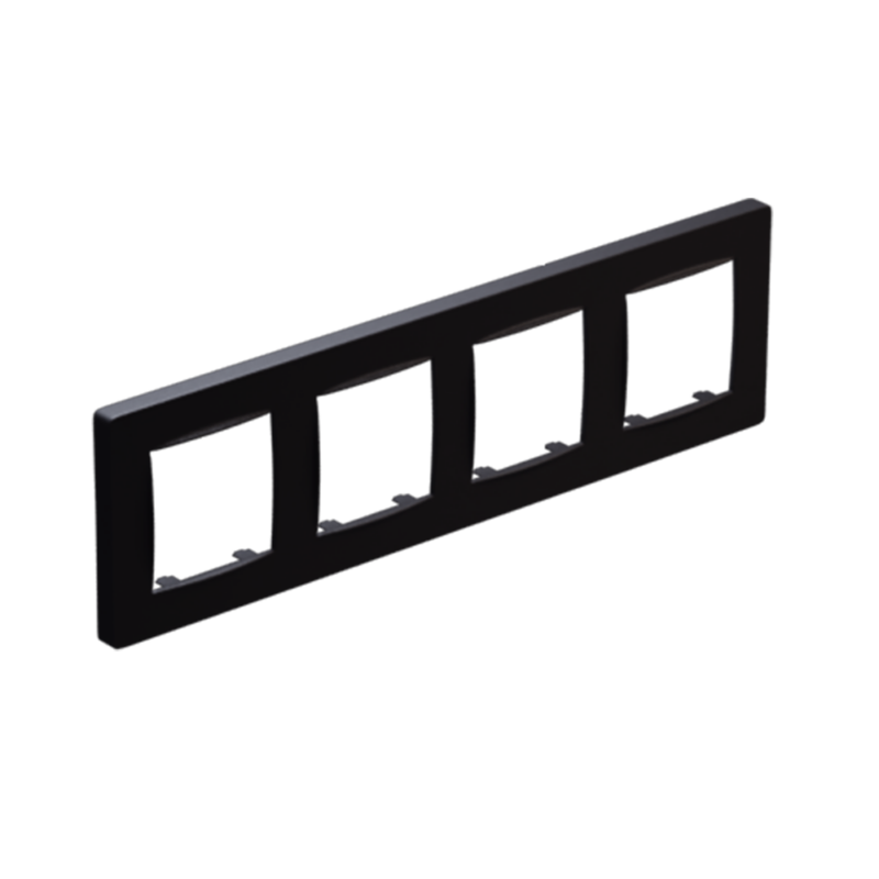 PRIME CLASSIC ΠΛΑΙΣΙΟ 4 ΘΕΣΕΩΝ IP20 ΜΑΤ ΑΝΘΡΑΚΙ ACA – 1000120305