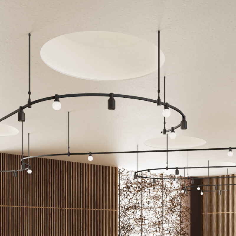 Inlight Φωτιστικό LED 12W 3000K για Chandler Track μαύρη απόχρωση D:6cmX12,5cm (13C-00031)