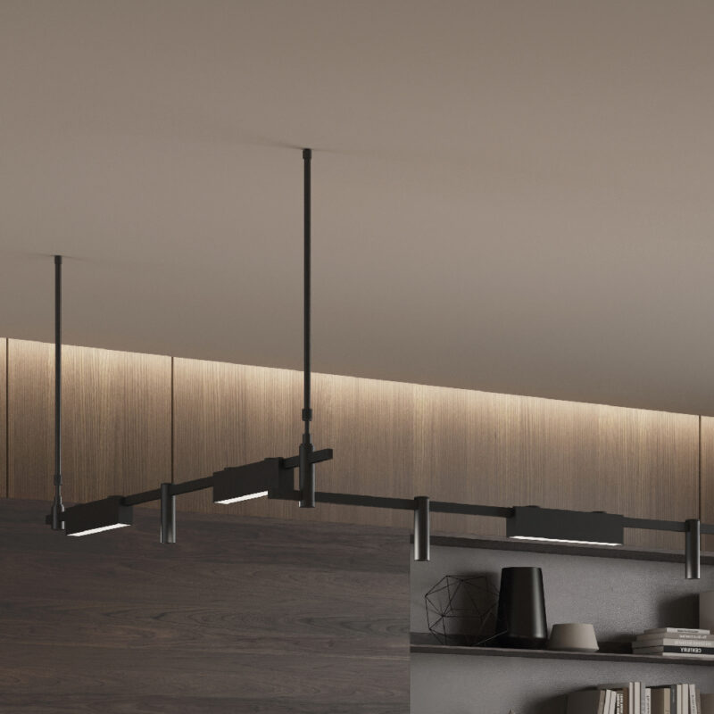 Inlight Φωτιστικό LED 12W 3000K για Chandler Track μαύρη απόχρωση D:3,4cmx6,5cmx26,8cm (13C-00061)