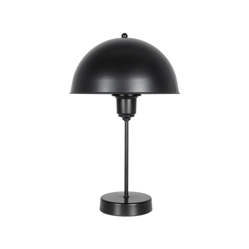 GLOBOSTAR® GAZETA 203-0296 Μοντέρνο Επιτραπέζιο Φωτιστικό Πορτατίφ με Ντουί 1 x E27 AC 220-240V IP20 – Μαύρο – Μ25 x Π25 x Υ39cm