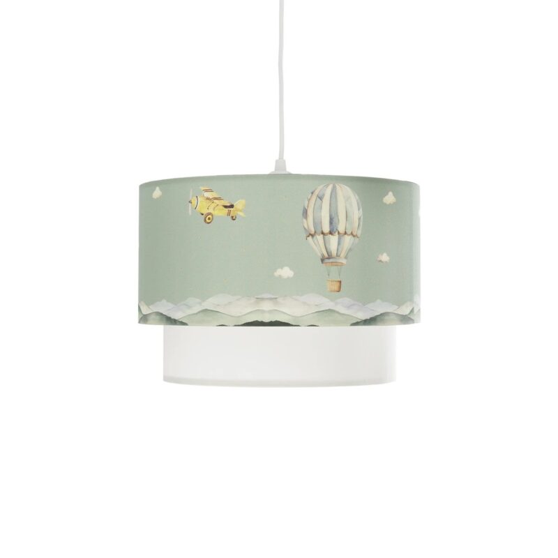 GLOBOSTAR® BALLON 204-0120 Παιδικό Κρεμαστό Φωτιστικό Οροφής με Ντουί 1 x E27 AC 220-240V IP20 – Πολύχρωμο – Μ30 x Π30 x Υ20cm