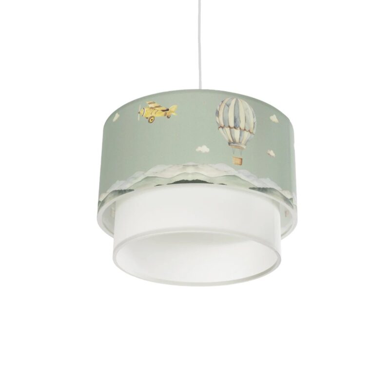 GLOBOSTAR® BALLON 204-0120 Παιδικό Κρεμαστό Φωτιστικό Οροφής με Ντουί 1 x E27 AC 220-240V IP20 – Πολύχρωμο – Μ30 x Π30 x Υ20cm