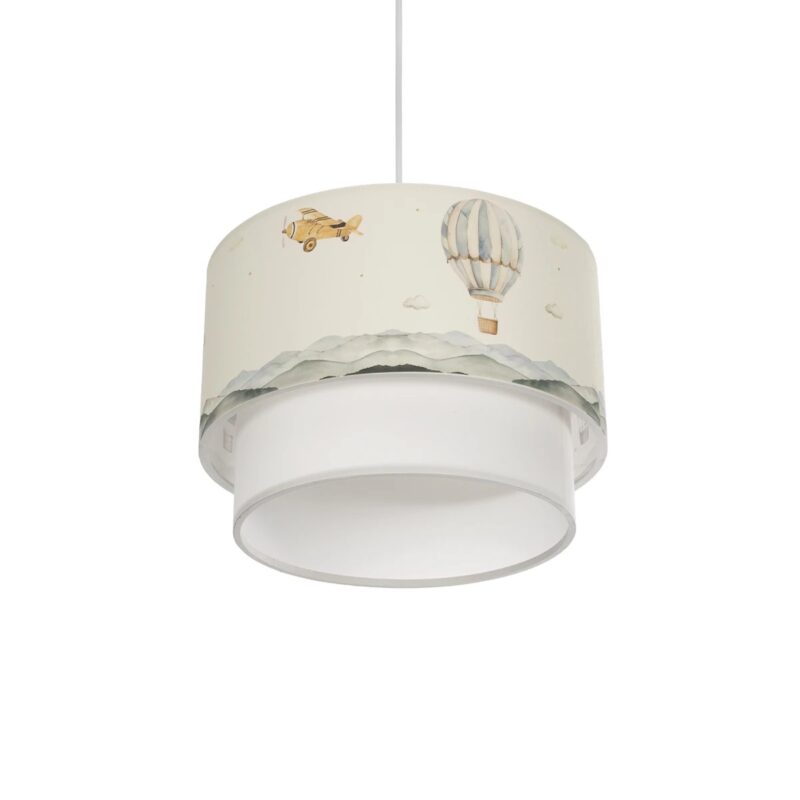 GLOBOSTAR® BALLON 204-0121 Παιδικό Κρεμαστό Φωτιστικό Οροφής με Ντουί 1 x E27 AC 220-240V IP20 – Πολύχρωμο – Μ30 x Π30 x Υ20cm