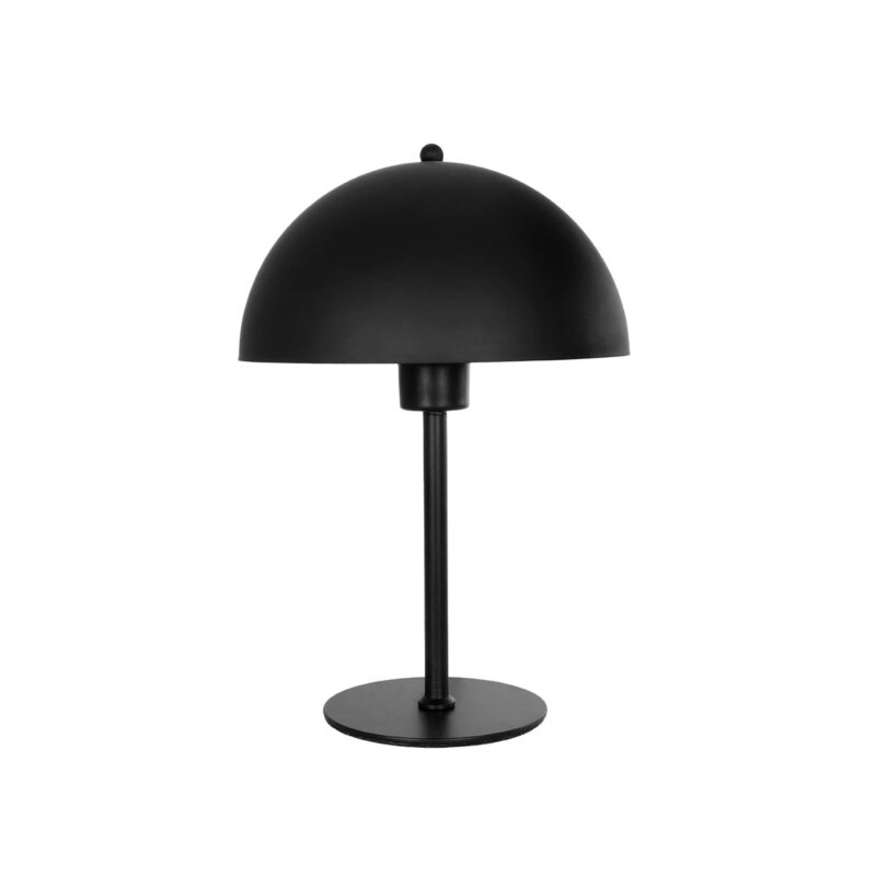 GLOBOSTAR® GASCEIO 204-0141 Μοντέρνο Επιτραπέζιο Φωτιστικό Πορτατίφ με Ντουί 1 x E27 AC 220-240V IP20 – Μαύρο – Μ25 x Π25 x Υ37m