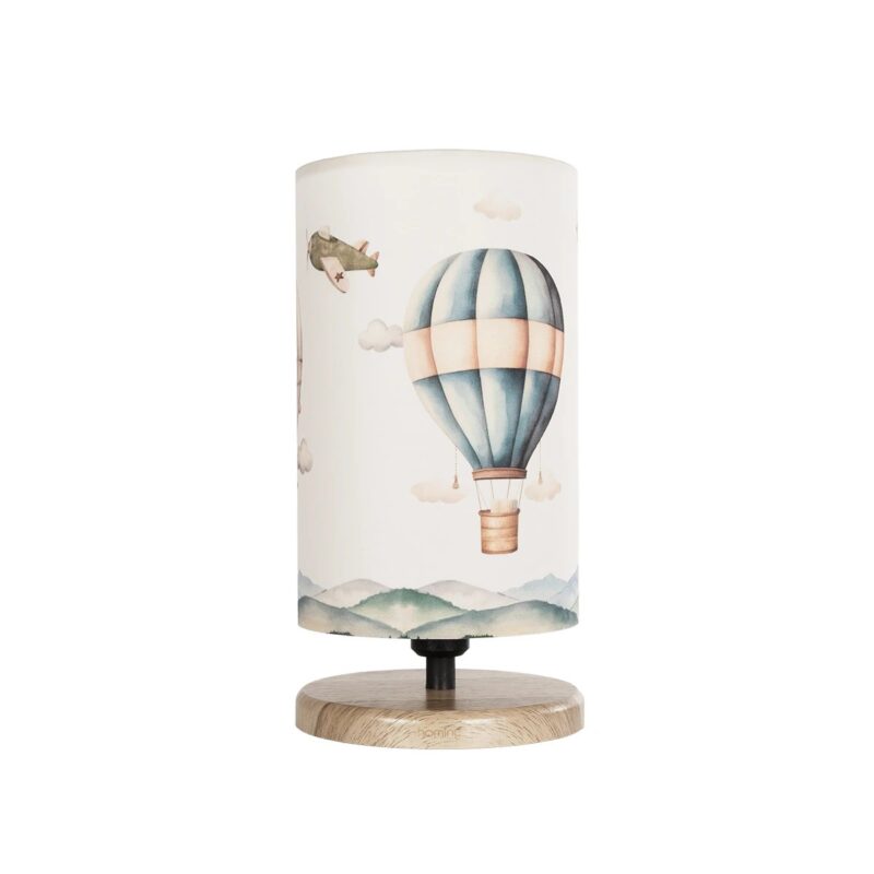 GLOBOSTAR® BALLON 204-0145 Παιδικό Επιτραπέζιο Φωτιστικό Πορτατίφ με Ντουί 1 x E14 AC 220-240V IP20 – Πολύχρωμο – Μ15 x Π15 x Υ30cm