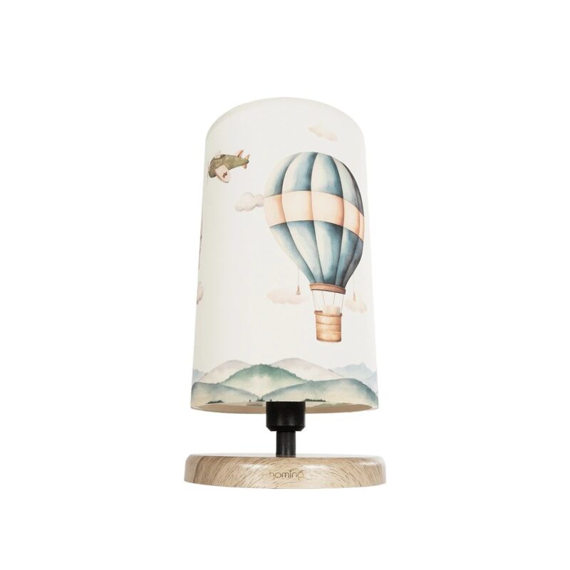 GLOBOSTAR® BALLON 204-0145 Παιδικό Επιτραπέζιο Φωτιστικό Πορτατίφ με Ντουί 1 x E14 AC 220-240V IP20 – Πολύχρωμο – Μ15 x Π15 x Υ30cm