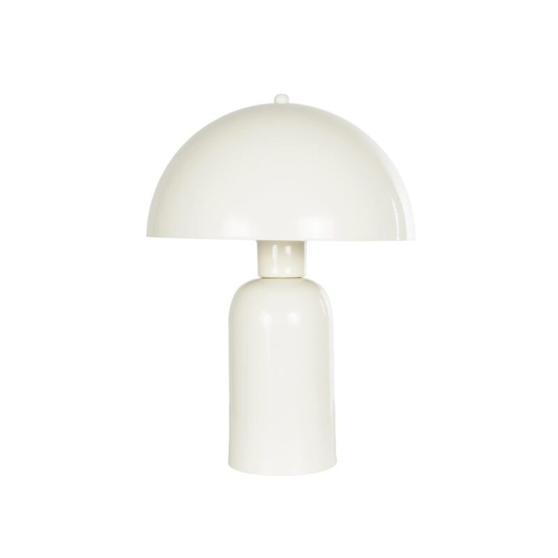 GLOBOSTAR® GASCO 204-0149 Μοντέρνο Επιτραπέζιο Φωτιστικό Πορτατίφ με Ντουί 1 x E27 AC 220-240V IP20 – Μπεζ – Μ26 x Π26 x Υ35cm