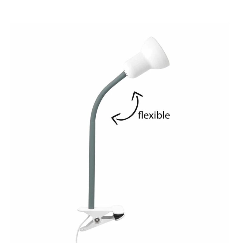 GLOBOSTAR® TAVOLO 204-0152 Παιδικό Επιτραπέζιο Φωτιστικό Πορτατίφ με Ντουί 1 x E14 AC 220-240V IP20 – Πράσινο & Λευκό – Μ11 x Π9 x Υ35cm