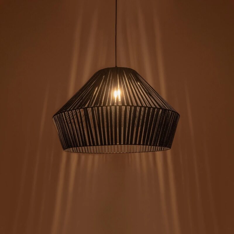 GLOBOSTAR® NUI 205-0072 Boho Κρεμαστό Φωτιστικό Οροφής με Ντουί 1 x E27 AC 220-240V IP20 – Μπλε – M60 x Π60 x Υ41cm