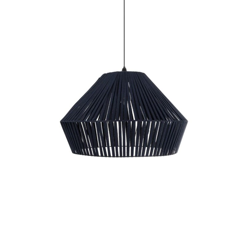 GLOBOSTAR® NUI 205-0072 Boho Κρεμαστό Φωτιστικό Οροφής με Ντουί 1 x E27 AC 220-240V IP20 – Μπλε – M60 x Π60 x Υ41cm