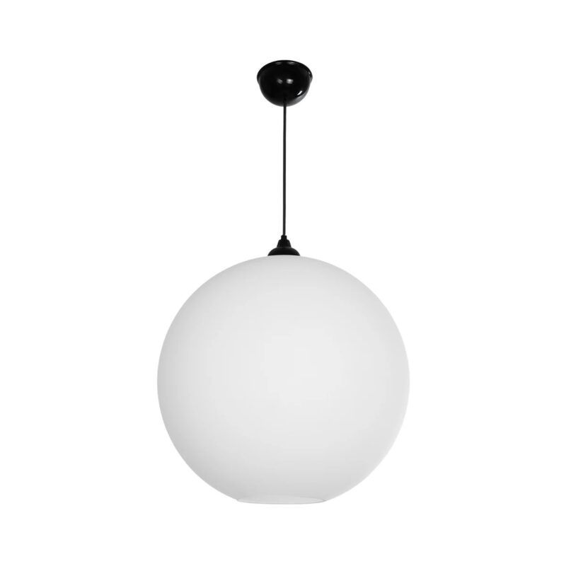 GLOBOSTAR® GABIA 206-0002 Μοντέρνο Κρεμαστό Φωτιστικό Οροφής με Ντουί 1 x E27 AC 220-240V IP20 – Λευκό – Μ40 x Π40 x Υ42cm