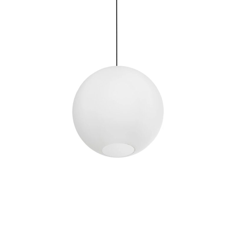 GLOBOSTAR® GABIA 206-0002 Μοντέρνο Κρεμαστό Φωτιστικό Οροφής με Ντουί 1 x E27 AC 220-240V IP20 – Λευκό – Μ40 x Π40 x Υ42cm
