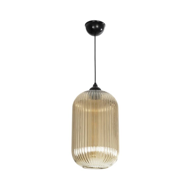 GLOBOSTAR® MELONI 206-0020 Μοντέρνο Κρεμαστό Φωτιστικό Οροφής με Ντουί 1 x E27 AC 220-240V IP20 – Mελί – Μ20 x Π20 x Υ38cm