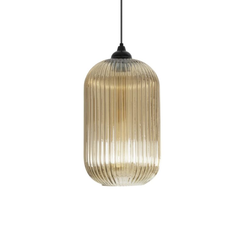 GLOBOSTAR® MELONI 206-0020 Μοντέρνο Κρεμαστό Φωτιστικό Οροφής με Ντουί 1 x E27 AC 220-240V IP20 – Mελί – Μ20 x Π20 x Υ38cm
