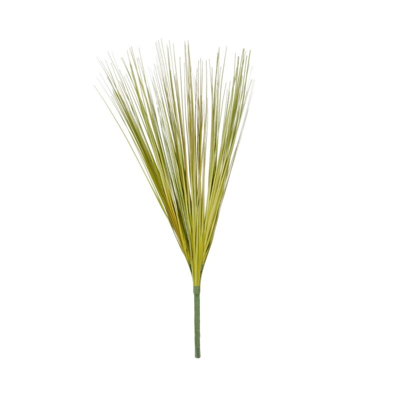 GloboStar® Artificial Garden GREEN GRASS BOUQUET 21161 Τεχνητό Διακοσμητικό Μπουκέτο Grass Πράσινο Y70cm