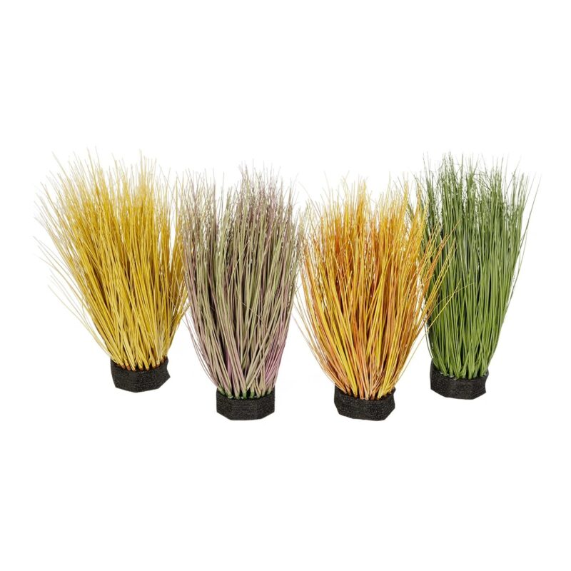 GloboStar® Artificial Garden GRASS BUSH 21171 Τεχνητό Διακοσμητικό Φυτό Θάμνος Γρασίδι Μ30 x Π20 x Υ65cm
