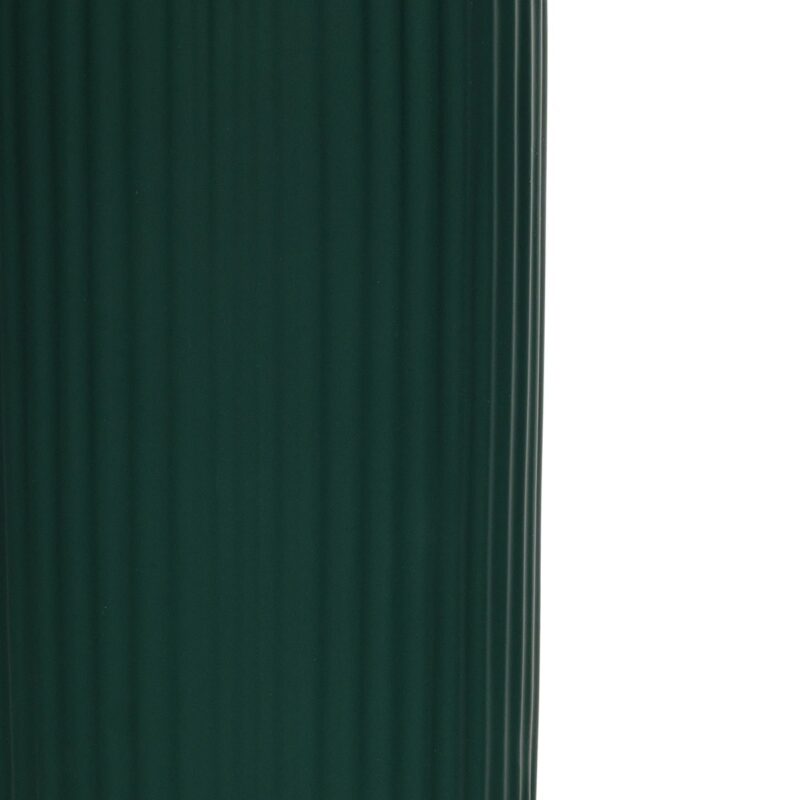 GloboStar® Artificial Garden KUTA 21256 Διακοσμητικό Κεραμικό Βάζo Πράσινο Π10 x Μ10 x Υ20 cm
