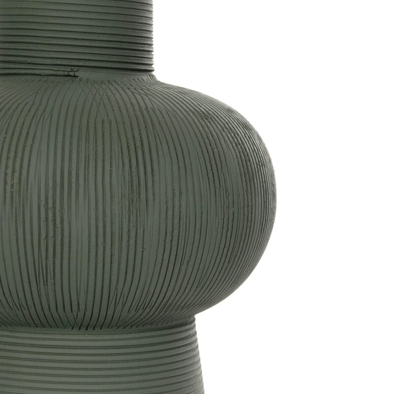 GloboStar® Artificial Garden MALACHITE 21264 Διακοσμητικό Κεραμικό Βάζo Πράσινο Π13 x Μ13 x Υ16cm