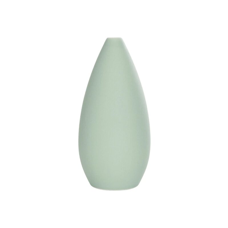 GloboStar® Artificial Garden SEYHELLES 21266 Διακοσμητικό Κεραμικό Βάζo Τιρκουάζ Π8 x Μ8 x Υ16cm