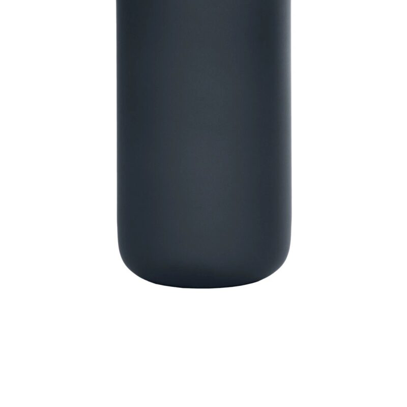 GloboStar® Artificial Garden MYSTIQUE 21275 Διακοσμητικό Κεραμικό Βάζo Γκρι Π7 x Μ7 x Υ20cm