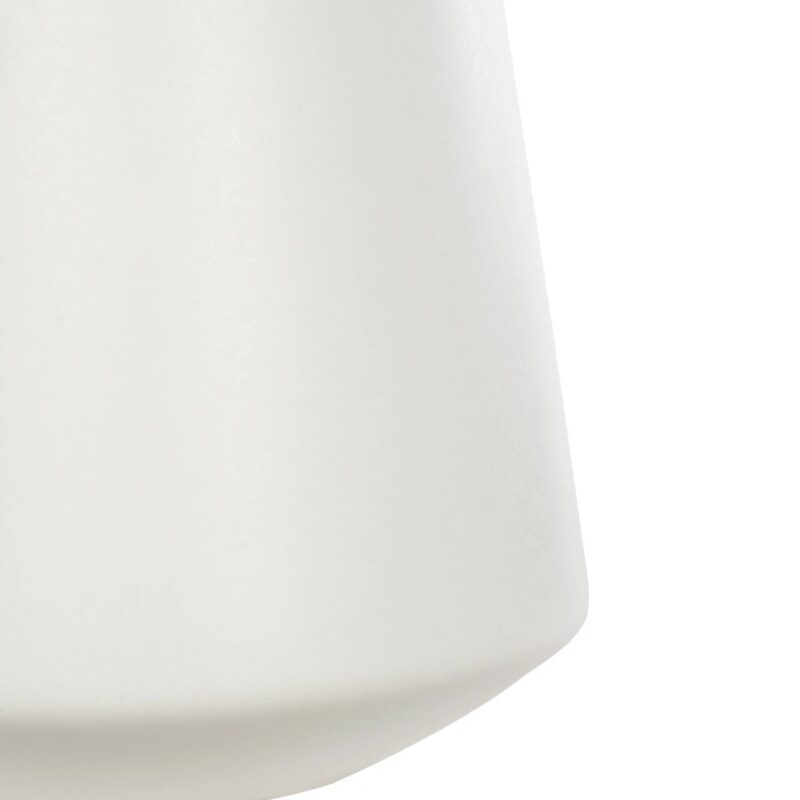 GloboStar® Artificial Garden CONSOLI 21287 Διακοσμητικό Κεραμικό Βάζο Μπεζ Μ14 x Π14 x Υ25cm