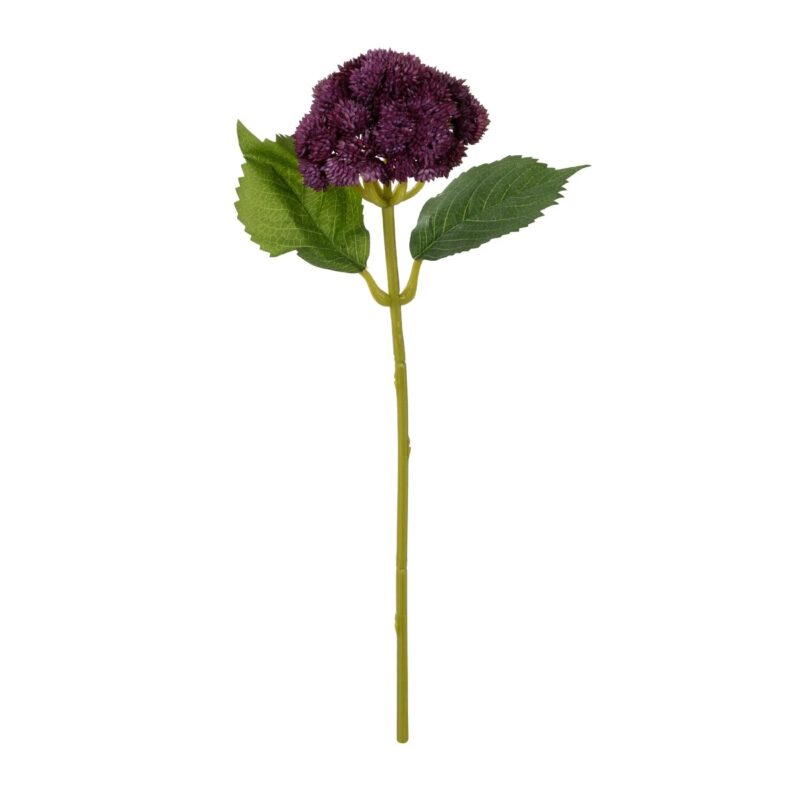 GloboStar® Artificial Garden HOT PINK SEDUM BRANCH 21344 Τεχνητό Διακοσμητικό Κλαδί Ροζ Σέδο Y38cm