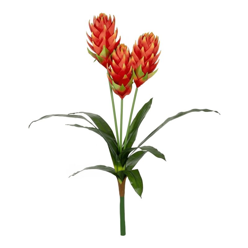 GloboStar® Artificial Garden RED MOON PEACH BRANCH 21391 Τεχνητό Διακοσμητικό Κόκκινο Κλαδί Άνθος Ροδάκινου Y70cm