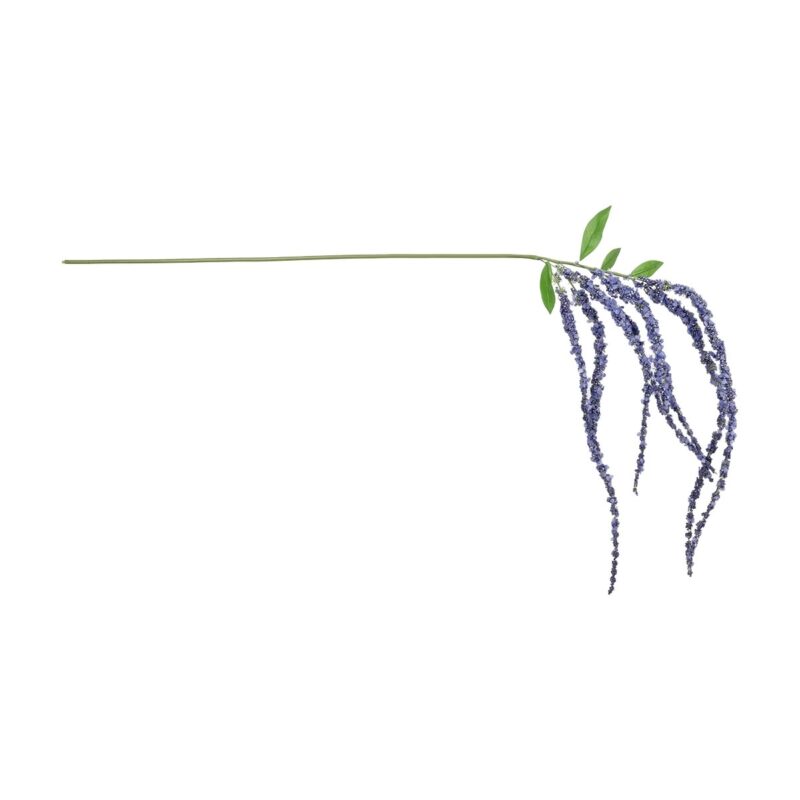 GloboStar® Artificial Garden PURPLE AMARANTHUS FRUIT BRANCH 21452 Τεχνητό Διακοσμητικό Κλαδί Μωβ Αμάρανθος Y80cm