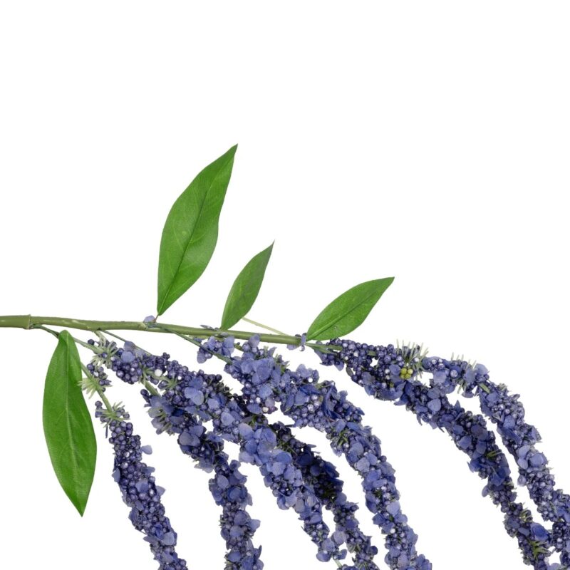 GloboStar® Artificial Garden PURPLE AMARANTHUS FRUIT BRANCH 21452 Τεχνητό Διακοσμητικό Κλαδί Μωβ Αμάρανθος Y80cm